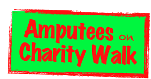Amputees on Charity Walk